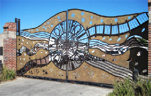 new city corpyard gate