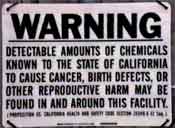 chemical warning sign