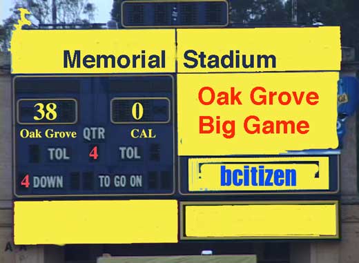 oak grove score board