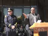 Chief Roy Meisner and city manager Weldon Rucker