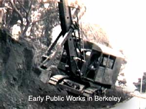 Berkeley Public Works excavation work