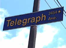 rendering of Telegraph Avenue street sign 