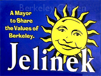 Don Jelinek campaign for Mayor of Berkeley