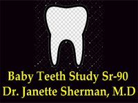 Baby Teeth Study Sr-90