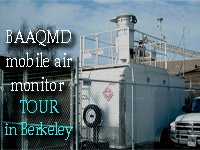 BAAQMD Mobile Air Monitor in Berkeley