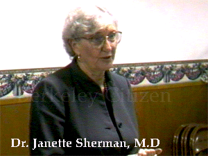 Dr. Janette Sherman M.D.