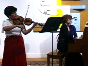 Larisa Kopylovsky, violin  Nargiz Sadykhova, piano