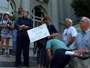 anti-BRT press Conference 2008
