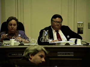 Shirley Dean & Fred Collognon - UC Berkeley Replacement Waste Facility Berkeley City Council