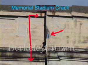 stadium crack