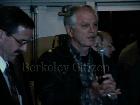 Mayor Tom Bates defending lbnl Molecular Foundry