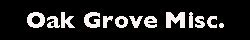 Oak Grove Index