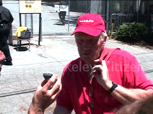 physician, Dr. Larry Bedard, Tree-sitter medical issues Memorial Oak Grove