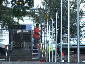 First fence erected at Memorial Oak Grove Berkeley