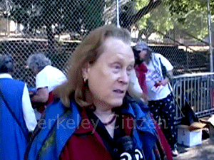 Grandmothers feed the Memorial Oak Grove Tree-Sit