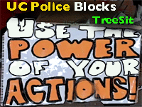 UC Police block resuppy of Memorial Oak Grove Tree-Sit