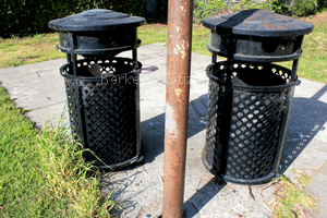 Ohlone Park East open trash containers