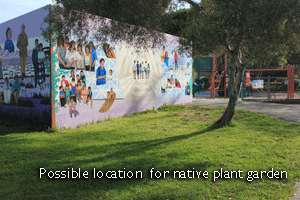 sitr for native plant garden at Ohlone Park East