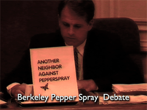 Berkeley Pepper Spray Debate 97