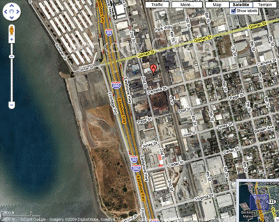 Pacific Steel Castings map of North West Berkeley 2011