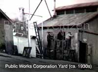 Berkeley Public Works oil pit and heating plant at city corporation yard