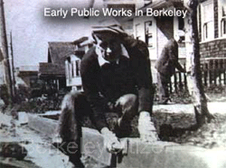 Berkeley Public Works concrete curb finisher 