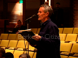 Berkeley resident Jim Sharp,  UC Regents' Committee on Grounds and Buildings approved the final LRDP