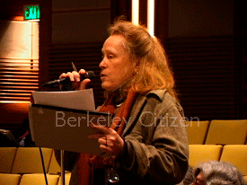  Berkeley Resident Leslie Emmington,UC Regents' Committee on Grounds and Buildings approved the final LRDP
