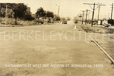East Bay Key System “Route” Sacramento Street, Berkeley